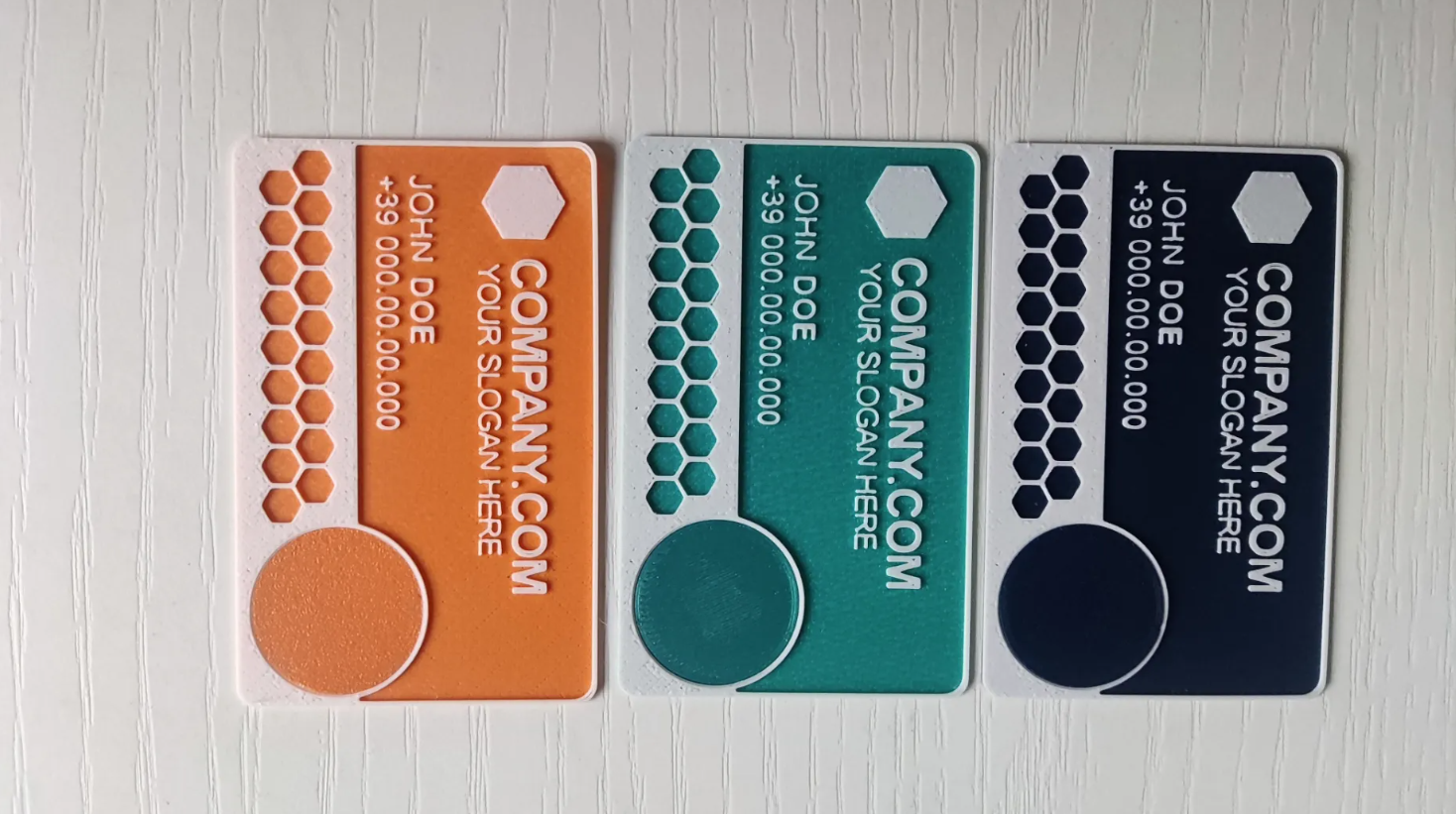 Orange NFC Business Card